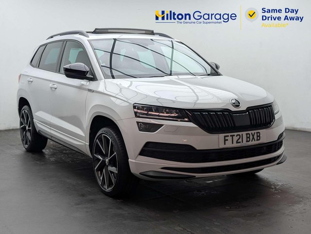 USED 2021 21 SKODA KAROQ 1.5 Karoq Sportline TSi Semi-Auto 5dr CLICK & COLLECT/ HOME DELIVERY