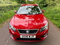 USED 2018 18 SEAT LEON 1.4 EcoTSI FR Technology ST 5dr Petrol DSG Euro 6 (s/s) (150 ps) + SERVICE HISTORY + 17" ALLOY WHEELS + AUTOMATIC GEARBOX + DAYTIME RUNNING LIGHTS + SATELLITE NAVIGATION + FR + 1/2 LEATHER SEATS + AUTO HEADLIGHTS + REAR PARKING SENSORS + REAR PRIVACY GLASS + DUAL CLIMATE CONTROL + CRUISE CONTROL + BLUETOOTH / TELEPHONE PREPARATION + RADIO / USB / DAB / MP3 PLAYER + MUCH MUCH MORE...