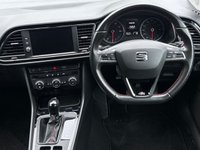 USED 2018 18 SEAT LEON 1.4 EcoTSI FR Technology ST 5dr Petrol DSG Euro 6 (s/s) (150 ps) + SERVICE HISTORY + 17" ALLOY WHEELS + AUTOMATIC GEARBOX + DAYTIME RUNNING LIGHTS + SATELLITE NAVIGATION + FR + 1/2 LEATHER SEATS + AUTO HEADLIGHTS + REAR PARKING SENSORS + REAR PRIVACY GLASS + DUAL CLIMATE CONTROL + CRUISE CONTROL + BLUETOOTH / TELEPHONE PREPARATION + RADIO / USB / DAB / MP3 PLAYER + MUCH MUCH MORE...