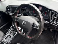 USED 2018 18 SEAT LEON 1.4 EcoTSI FR Technology ST 5dr Petrol DSG Euro 6 (s/s) (150 ps) + SERVICE HISTORY + 17" ALLOY WHEELS + AUTOMATIC GEARBOX + DAYTIME RUNNING LIGHTS + SATELLITE NAVIGATION + FR + 1/2 LEATHER SEATS + AUTO HEADLIGHTS + REAR PARKING SENSORS + REAR PRIVACY GLASS + DUAL CLIMATE CONTROL + CRUISE CONTROL + BLUETOOTH / TELEPHONE PREPARATION + RADIO / USB / DAB / MP3 PLAYER + MUCH MUCH MORE...