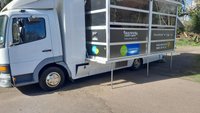 USED 2004 54 MERCEDES-BENZ  4.2L 815 ATEGO 7.5 TONNE EXHIBITION DISPLAY SHOW VEHICLE TWIN OPENINGS+READ ADVERT+L@@K