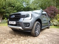 USED 2023 23 FORD RANGER 2.0 TD EcoBlue Wildtrak Pickup Double Cab 4dr Diesel Auto 4WD Euro 6 (s/s) (205 ps) &pound;4000 Extras Fitted, Canopy
