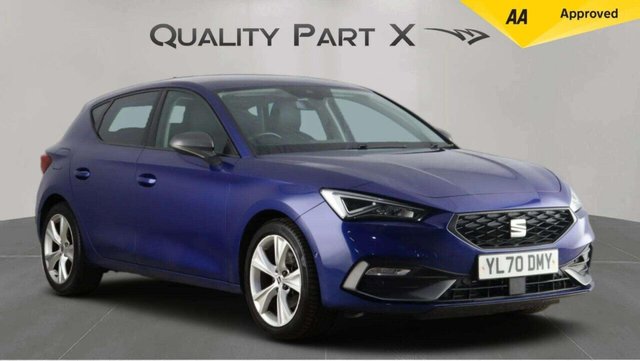 2021 leon 1.5 etsi mhev fr dsg euro 6 (s/s) 5dr 1 owner, car play, sensors 2021 73606 blue automatic 1.5... photo