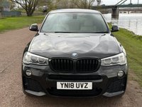 USED 2018 18 BMW X4 2.0 20d M Sport SUV 5dr Diesel Auto xDrive Euro 6 (s/s) (190 ps) **BLACK SAPPHIRE**LOW MILAGE**CRUISE CONTROL**