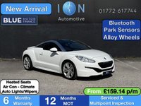 USED 2014 14 PEUGEOT RCZ 2.0 HDi GT Coupe *Stunning, Bluetooth, Heated Seats, Sensors* 