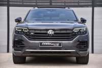 USED 2021 21 VOLKSWAGEN TOUAREG 3.0 TSI V6 Black Edition SUV 5dr Petrol Tiptronic 4Motion Euro 6 (s/s) (340 ps) Electric Panoramic Sunroof | 2 Keys | Full Service History | Satellite Navigation | Park Assist | Full Black Leather Interior | 21&rdquo; Alloys in Black | Privacy Glass | Silicon Grey Metallic Paint | Ambient Light Pack for R-Line Coloured | MOT Valid (14/09/2026)