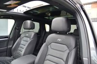 USED 2021 21 VOLKSWAGEN TOUAREG 3.0 TSI V6 Black Edition SUV 5dr Petrol Tiptronic 4Motion Euro 6 (s/s) (340 ps) Electric Panoramic Sunroof | 2 Keys | Full Service History | Satellite Navigation | Park Assist | Full Black Leather Interior | 21&rdquo; Alloys in Black | Privacy Glass | Silicon Grey Metallic Paint | Ambient Light Pack for R-Line Coloured | MOT Valid (14/09/2026)