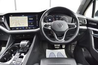 USED 2021 21 VOLKSWAGEN TOUAREG 3.0 TSI V6 Black Edition SUV 5dr Petrol Tiptronic 4Motion Euro 6 (s/s) (340 ps) Electric Panoramic Sunroof | 2 Keys | Full Service History | Satellite Navigation | Park Assist | Full Black Leather Interior | 21&rdquo; Alloys in Black | Privacy Glass | Silicon Grey Metallic Paint | Ambient Light Pack for R-Line Coloured | MOT Valid (14/09/2026)