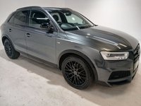 USED 2018 18 AUDI Q3 2.0 TDI Black Edition SUV 5dr Diesel Manual Euro 6 (s/s) (150 ps) 