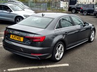 USED 2017 17 AUDI A4 2.0 TDI ultra S line Saloon 4dr Diesel S Tronic Euro 6 (s/s) (190 ps) 