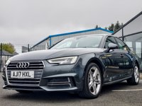 USED 2017 17 AUDI A4 2.0 TDI ultra S line Saloon 4dr Diesel S Tronic Euro 6 (s/s) (190 ps) 
