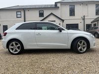 USED 2016 66 AUDI A3 2.0 TDI S line Hatchback 3dr Diesel Manual quattro Euro 6 (s/s) (150 ps) GLACIER WHITE 2KEYS FULL HIST