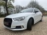 USED 2016 66 AUDI A3 2.0 TDI S line Hatchback 3dr Diesel Manual quattro Euro 6 (s/s) (150 ps) GLACIER WHITE 2KEYS FULL HIST