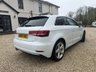 USED 2016 66 AUDI A3 2.0 TDI S line Hatchback 3dr Diesel Manual quattro Euro 6 (s/s) (150 ps) GLACIER WHITE 2KEYS FULL HIST