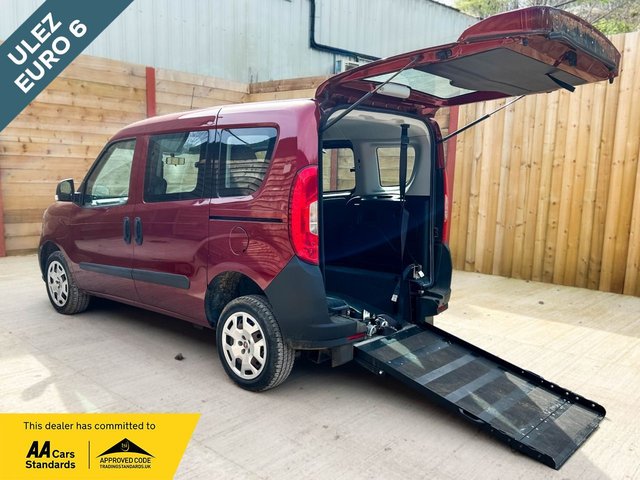 View our Fiat Doblo 3 Seat Wheelchair Accessible Disabled Access Vehicle WAV
