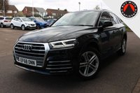 USED 2018 68 AUDI Q5 2.0 TDI 40 S line SUV 5dr Diesel S Tronic quattro Euro 6 (s/s) (190 ps) - EURO 6 - ULEZ, SAT NAV, HTD/LEATHER/ALCANTARA, E/TAILGATE, LEDS, 19" ALLOYS, P/SENSORS, CRUISE, DAB & BLUETOOTH