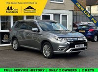 USED 2020 20 MITSUBISHI OUTLANDER 2.4h TwinMotor 13.8kWh Exceed SUV 5dr Petrol Plug-in Hybrid CVT 4WD Euro 6 (s/s) (224 ps) Full Service History  |  Only 2 Owners From Brand New  |  Set of 2 Keys