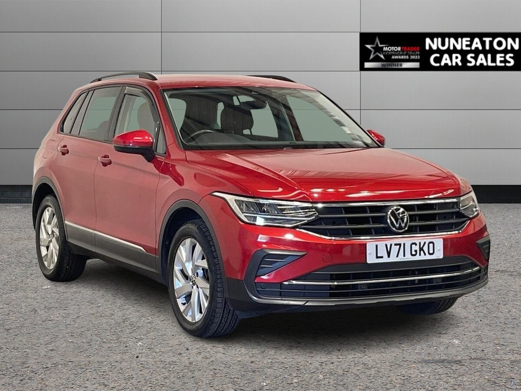 USED 2021 71 VOLKSWAGEN TIGUAN 1.5 TSI Life SUV 5dr Petrol Manual Euro 6 (s/s) (150 ps) Sat Nav