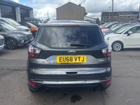 USED 2018 68 FORD KUGA 1.5T EcoBoost GPF ST-Line X SUV 5dr Petrol Manual Euro 6 (s/s) (150 ps) PANORAMIC SUNROOF+ FULL SERVICE HISTORY+ 19 INCH ALLOY WHEEL+ PRIVATE GLASS+ PARKING SENSORS+ MULTI CONTROL STEARING WHEEL+ CRUISE CONTROL+ AUTO HEADLIGHTS+ SAT NAV+ DAB+ BLUETOOTH+ CD PLAYER+ DUAL CLIMATE CONTROL+ HEATED FRONT SEATS+ ELECTRONIC PARKING BRAKE+ START/STOP+ KEYLESS+ HALF LEATHER TRIM+ AUTO TAILGATE+ SPARE WHEEL+