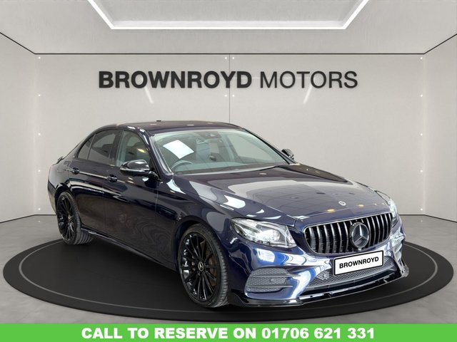 View our Mercedes-Benz E-Class 2.0 E220d AMG Line Night Edition (Premium) Saloon 4dr Diesel G-Tronic+ Euro 6 (s/s) (194 ps)