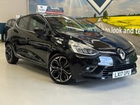 USED 2017 17 RENAULT CLIO 1.5 dCi Dynamique S Nav Hatchback 5 Door Diesel Manual Black Euro 6  DAB RADIO+REAR SENSORS+HALF LEATHER
