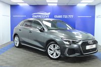 USED 2021 21 AUDI A3 1.4 TFSIe 40 S line Sportback 5dr Petrol Plug-in Hybrid S Tronic Euro 6 (s/s) 13kWh (204 ps) 
