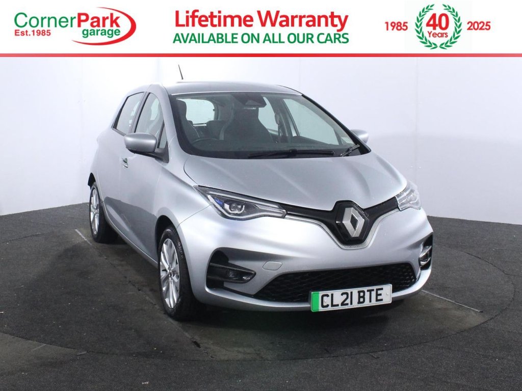 USED 2021 21 RENAULT ZOE R135 EV50 52kWh Iconic Hatchback 5dr Electric Auto (Rapid Charge) (134 bhp) 