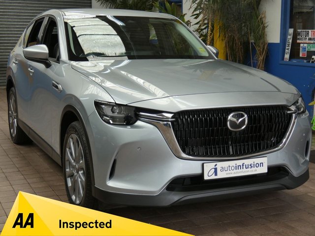 View our Mazda CX-60 2.5 e-SKYACTIV 17.8kWh Exclusive-Line SUV 5dr Petrol Plug-in Hybrid Auto 4WD Euro 6 (327 ps)