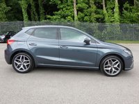 USED 2021 21 SEAT IBIZA 1.0 TSI XCELLENCE 5d 110 S/S 1 OWNER, FULL SEAT SERVICE HISTORY, SAT NAV, APPLE CARPLAY ANDROID AUTO & MIRROR LINK, 17 INCH DIAMOND CUT ALLOY WHEELS, DUAL ZONE CLIMATE CONTROL A/C, KEYLESS START & ENTRY, LEATHER / MICROSUEDE UPHOLSTERY, DAB RADIO, BLUETOOTH PHONE & MUSIC STREAMING, CRUISE CONTROL & SPEED LIMITER, FRONT ASSIST, AMBIENT LIGHTING, 6 SPEED MANUAL GEARBOX, START STOP, FRONT FOG LIGHTS, FULL LED HEADLIGHTS WITH DAYTIME RUNNING LIGHTS, SPORT SEATS, LEATHER MULTIFUNCTION STEERING WHEEL, ELECTRIC FOLDING MIRRORS