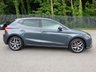 USED 2021 21 SEAT IBIZA 1.0 TSI XCELLENCE 5d 110 S/S 1 OWNER, FULL SEAT SERVICE HISTORY, SAT NAV, APPLE CARPLAY ANDROID AUTO & MIRROR LINK, 17 INCH DIAMOND CUT ALLOY WHEELS, DUAL ZONE CLIMATE CONTROL A/C, KEYLESS START & ENTRY, LEATHER / MICROSUEDE UPHOLSTERY, DAB RADIO, BLUETOOTH PHONE & MUSIC STREAMING, CRUISE CONTROL & SPEED LIMITER, FRONT ASSIST, AMBIENT LIGHTING, 6 SPEED MANUAL GEARBOX, START STOP, FRONT FOG LIGHTS, FULL LED HEADLIGHTS WITH DAYTIME RUNNING LIGHTS, SPORT SEATS, LEATHER MULTIFUNCTION STEERING WHEEL, ELECTRIC FOLDING MIRRORS