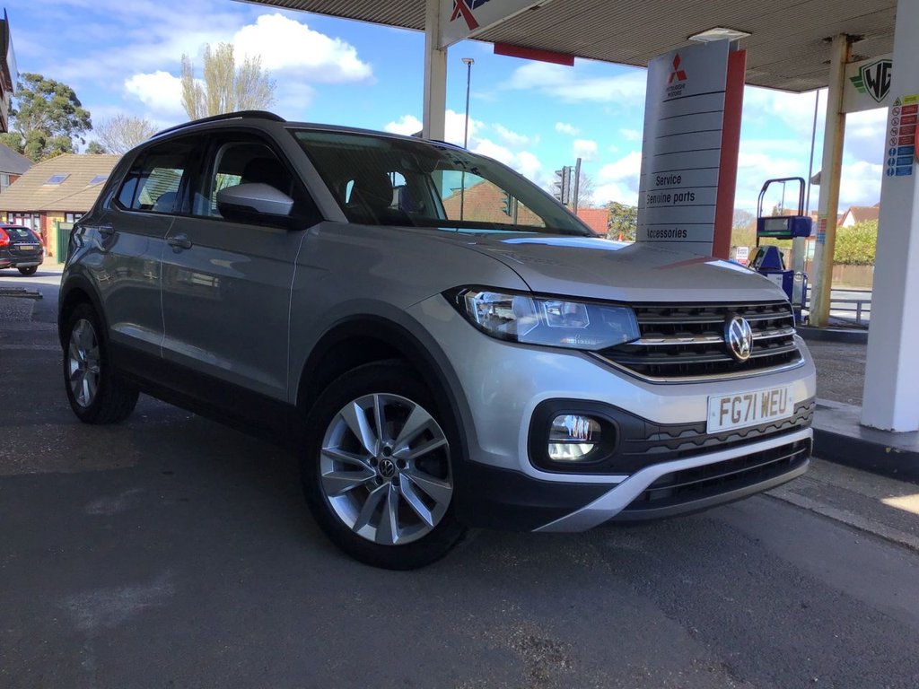 USED 2021 71 VOLKSWAGEN T-CROSS 1.0 TSI SE SUV 5dr Petrol Manual Euro 6 (s/s) (95 ps) 