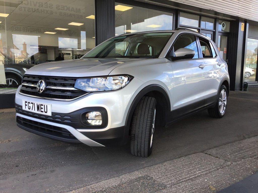 USED 2021 71 VOLKSWAGEN T-CROSS 1.0 TSI SE SUV 5dr Petrol Manual Euro 6 (s/s) (95 ps) 