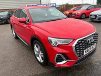 USED 2020 69 AUDI Q3 1.5 TFSI CoD 35 S line Sportback 5dr Petrol S Tronic Euro 6 (s/s) (150 ps) 2 OWNERS FROM NEW* 7 STAMP SERVICE HISTORY* AUTOMATIC* SAT NAV* PARKING SENSORS* CRUISE CONTROL* ELECTRIC HANDBRAKE* LANE / SPEED ASSIST* AUTO START / STOP* TRACTION CONTROL* ECO / COMFORT / DYNAMIC MODE