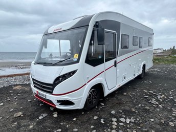 2023 DETHLEFFS ESPRIT GT Premium AUTOMATIC A-CLASS MOTOTRHOME!! 4 berth with 4 belted seats and oozing in luxury with its high gloss Scandi-style interior and heated double floor. The main cab area includes a drop down double bed which stows away neatly when not in use leading through to dining area with quality leather bench seats and captains swivel chairs. The kitchen area is spacious, well designed and incorporates a hob, oven, large fridge freezer and Dometic Air conditioning system for those warmer days. Privacy door leads into rear bedroom with separate shower and toilet, fixed bed and can configure either as two single beds or king size. Lots of storage here too. Outside there is a garage which can be accessed both sides and solar panels fitted. Comes fully loaded with Sat nav, touch screen infotainment system and reversing camera along with air suspension for a smooth drive.Manufacturers warranty included and up to 7 years finance available, part exchange welcome. Yours for &pound;99,500 DIMENSIONS _ LENGTH - 7.81M, WIDTH - 2.33M HEIGHT - 2.98M &pound;99500.00