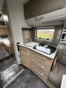 USED 2023 DETHLEFFS ESPRIT GT Premium AUTOMATIC A-CLASS MOTOTRHOME!! 4 berth with 4 belted seats and oozing in luxury with its high gloss Scandi-style interior and heated double floor. The main cab area includes a drop down double bed which stows away neatly when not in use leading through to dining area with quality leather bench seats and captains swivel chairs. The kitchen area is spacious, well designed and incorporates a hob, oven, large fridge freezer and Dometic Air conditioning system for those warmer days. Privacy door leads into rear bedroom with separate shower and toilet, fixed bed and can configure either as two single beds or king size. Lots of storage here too. Outside there is a garage which can be accessed both sides and solar panels fitted. Comes fully loaded with Sat nav, touch screen infotainment system and reversing camera along with air suspension for a smooth drive.Manufacturers warranty included and up to 7 years finance available, part exchange welcome. Yours for �&pound;99,500 DIMENSIONS _ LENGTH - 7.81M, WIDTH - 2.33M HEIGHT - 2.98M 