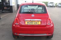 USED 2018 FIAT 500 1.2 Lounge Hatchback 3dr Petrol Manual Euro 6 (s/s) (69 bhp) GREAT VALUE FIAT 500 LOUNGE