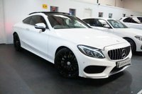 USED 2016 66 MERCEDES-BENZ C-CLASS 2.1 C250d AMG Line (Premium Plus) Coupe 2dr Diesel G-Tronic+ Euro 6 (s/s) (204 ps) +PAN ROOF+BURMESTER+R/CAM+FMBSH+