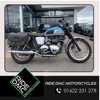 USED 2013 13 TRIUMPH BONNEVILLE T100 13k MILES. 2013. PANNIERS. SERVICED. LOVELY BIKE. NICE TIDY BIKE