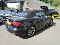 USED 2015 64 AUDI A3 CABRIOLET 1.4 TFSI CoD S line Convertible 2dr Petrol S Tronic Euro 6 (s/s) (150 ps) 