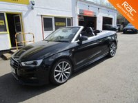 USED 2015 64 AUDI A3 CABRIOLET 1.4 TFSI CoD S line Convertible 2dr Petrol S Tronic Euro 6 (s/s) (150 ps) 