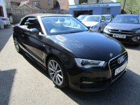 USED 2015 64 AUDI A3 CABRIOLET 1.4 TFSI CoD S line Convertible 2dr Petrol S Tronic Euro 6 (s/s) (150 ps) 