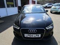 USED 2015 64 AUDI A3 CABRIOLET 1.4 TFSI CoD S line Convertible 2dr Petrol S Tronic Euro 6 (s/s) (150 ps) 