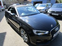 USED 2015 64 AUDI A3 CABRIOLET 1.4 TFSI CoD S line Convertible 2dr Petrol S Tronic Euro 6 (s/s) (150 ps) 