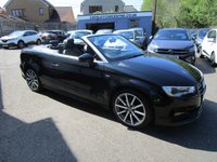 USED 2015 64 AUDI A3 CABRIOLET 1.4 TFSI CoD S line Convertible 2dr Petrol S Tronic Euro 6 (s/s) (150 ps) 