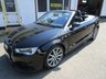 USED 2015 64 AUDI A3 CABRIOLET 1.4 TFSI CoD S line Convertible 2dr Petrol S Tronic Euro 6 (s/s) (150 ps) 