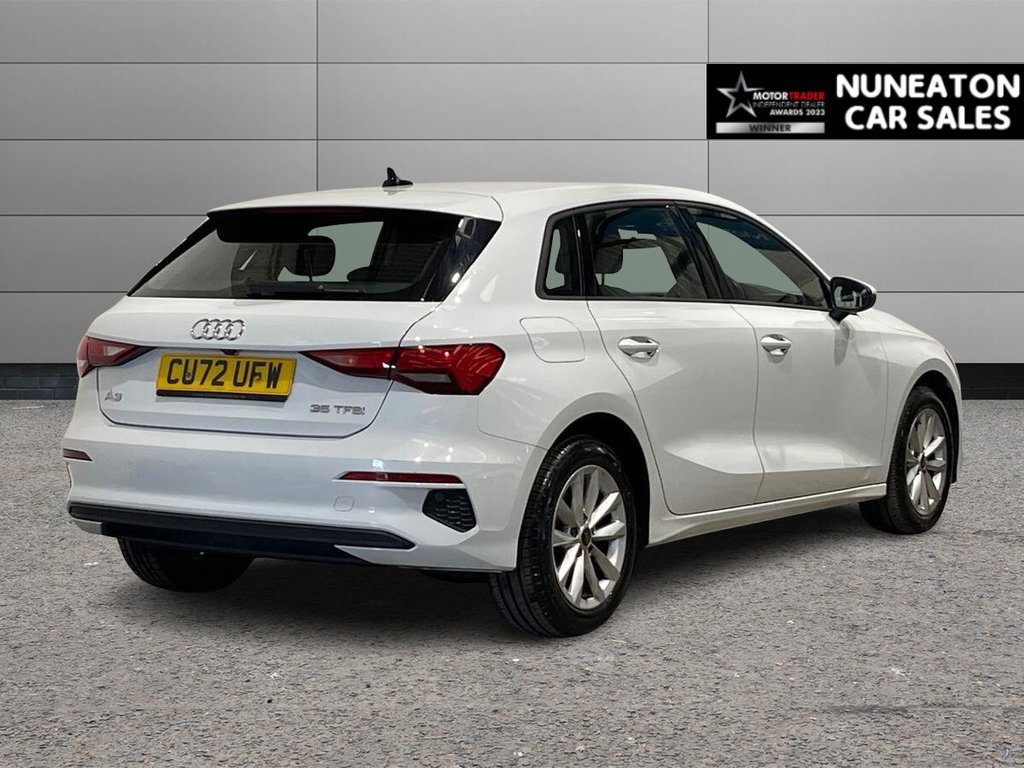 USED 2022 72 AUDI A3 1.5 TFSI 35 Technik Sportback 5dr Petrol Manual Euro 6 (s/s) (150 ps) 