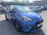 USED 2019 19 TOYOTA YARIS Blue 1.5 VVT-i Icon Tech Euro 6 hatchback, 64,700 miles, ULEZ compliant, 6-Speed manual, Sat Nav, Rear camera, Rear Sensors, Cruise, DAB. This 2019 Toyota Yaris VVT-i Icon Tech is a superb example of a well maintained vehicle.  This particular Yaris is a 1.5 litre petrol model, finished in the Icon Tech trim. It meets Euro 6 emission standards, contributing to its efficiency.  For your convenience, this Yaris comes equipped with rear parking sensors and a reversing camera, making manoeuvring in tight spaces much simpler.  Bluetooth connectivity is also included, allowing for seamless integration of your phone for calls and music.