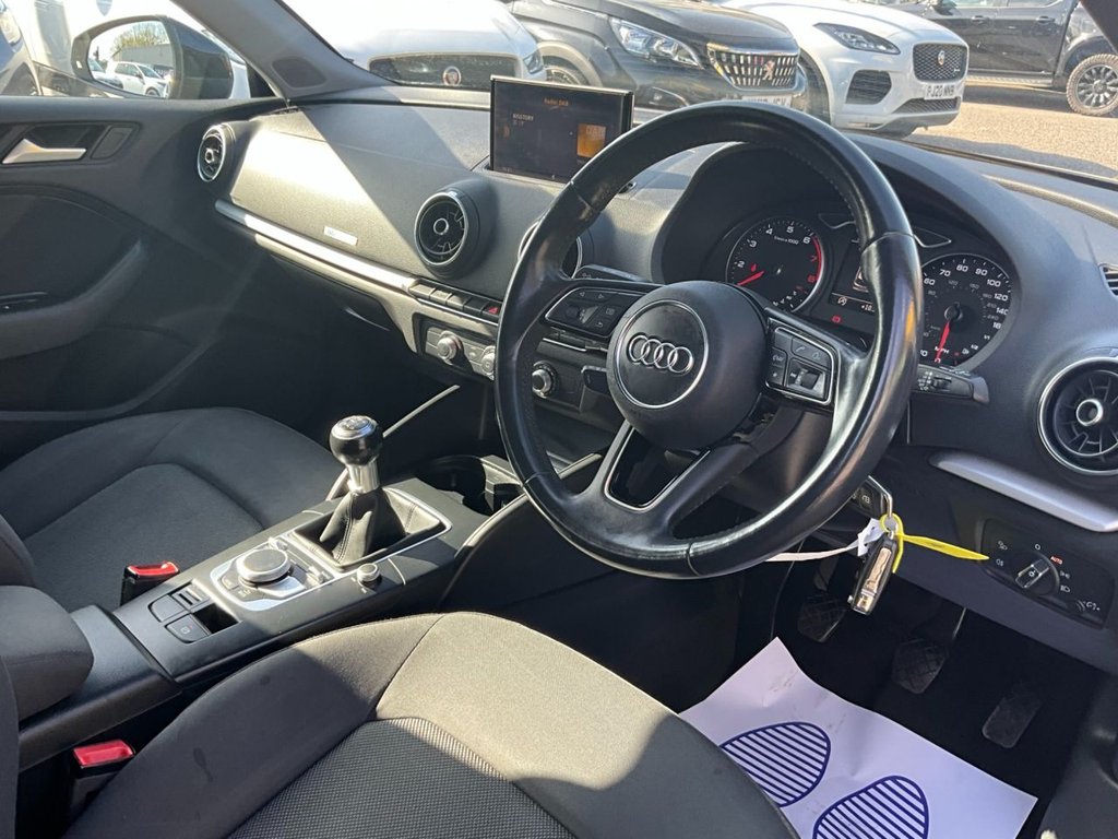 USED 2017 17 AUDI A3 1.0 TFSI SE Sportback 5dr Petrol Manual Euro 6 (s/s) (116 ps) LOW MILEAGE