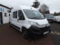 USED 2022 22 CITROEN RELAY 2.2 BlueHDi 35 Enterprise Panel Van 5dr Diesel Manual L3 High Roof Euro 6 (s/s) (140 ps) Motorhome 