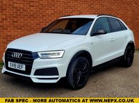 USED 2018 18 AUDI Q3 1.4 TFSI CoD Black Edition SUV 5dr Petrol S Tronic Euro 6 (s/s) (150 ps) READY TO DRIVE AWAY NOW !!!